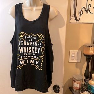 Women’s Tank Top (Smooth as Tennessee Whiskey Sweet as Strawberry Wine)